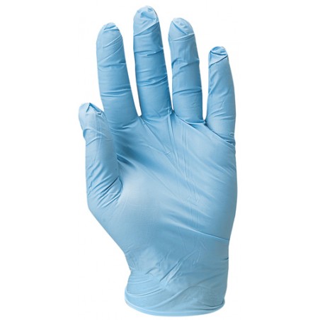 gants nitriles bleus