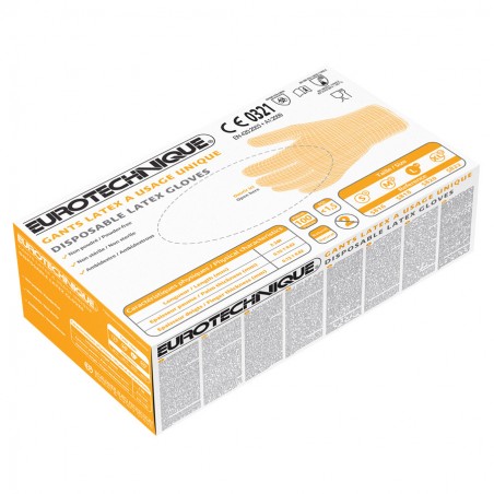 Gants jetables blancs