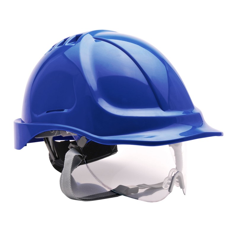 Ecran de protection : visière pour casque de chantier