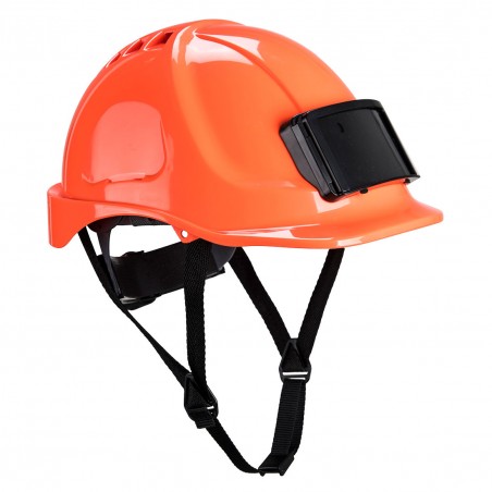 casque de travail orange