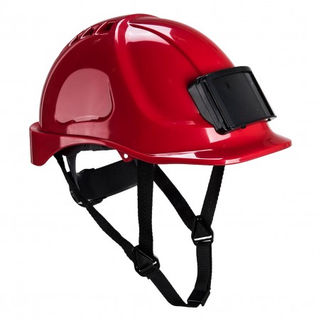 casque de travail rouge