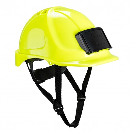 casque de travail jaune
