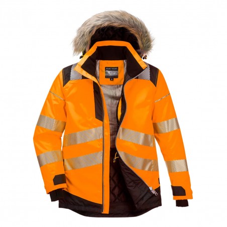 VESTE HIVER ORANGE